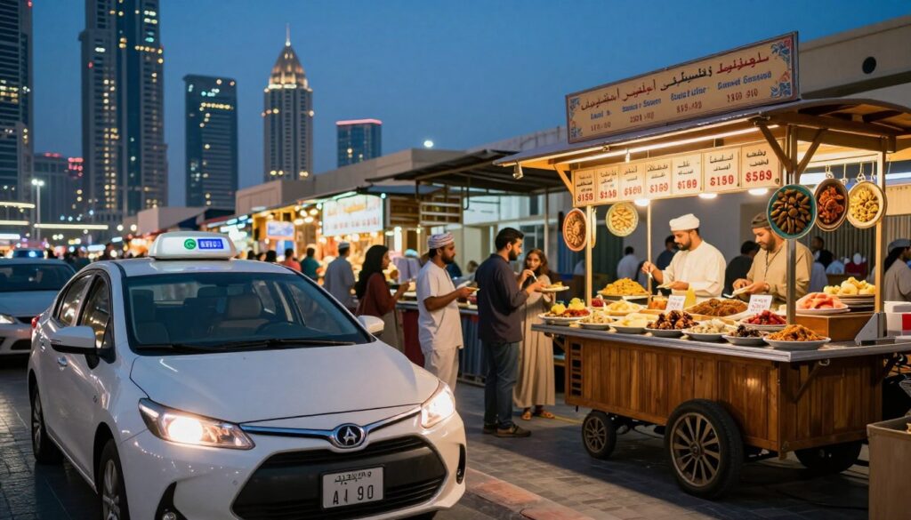 Dubai transportation cost and food expenses Dubai transportation cost and food expenses
