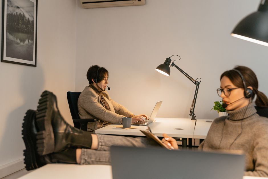 Remote Customer Support Jobs Paying In Usd Vacancies, laptop and headset on desk