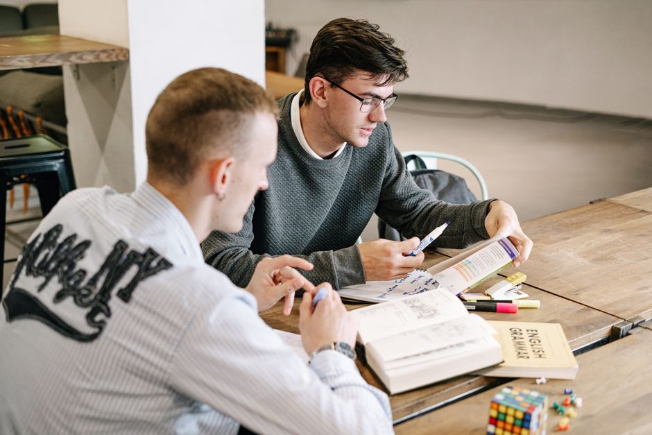 Study In Netherlands English Taught Bachelors students exploring a Dutch university campus