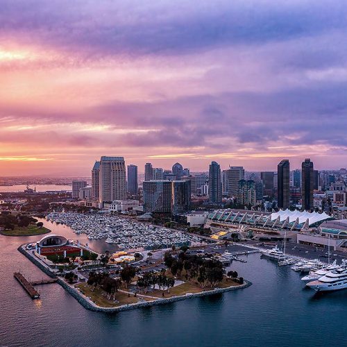 san-diego-embarcadero-sunset San diego embarcadero sunset
